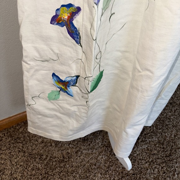 NEW Vintage 90's Made In USA Maxi Dress Lagenlook Art To Wear Size S/M - Picture 4 of 7